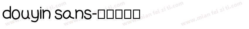douyin sans字体转换